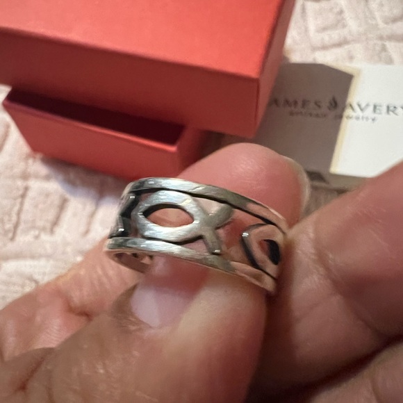 Retired James Avery Ichthus ring - Picture 6 of 9